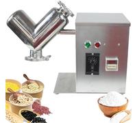 Malaxeur Poudre Type V 2L, Acier Inoxydable 304, Vitesse Réglable et Minuterie Numérique, Machine Compacte de Mélange pour Laboratoire, R&D Pharmaceutique, Alimentaire et Chimique
