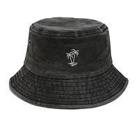 Malaxlx Brodé avec Cocotier Bob Femme Chapeau de Pêcheur Chapeau de Soleil Chapeaux de Seau Chapeaux de Visière Chapeau de Plage