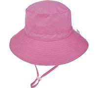 Malaxlx Unisexe Bob Bébé Chapeau de Soleil Rose Chapeau de Pêcheur Enfant Chapeaux de Seau Large Bord Chapeau de Plage Visière pour 2-6 Ans Fille Garçon