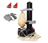 Malayas Eplucheur de pommes de terre electrique KKWLELEL [2 lames supplementaires] - Coupe automatique de fruits et legumes rotatifs