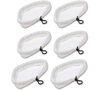 Malayas-Lot de 6 Chiffons en Microfibre Pads de Nettoyage Universel Compatible avec d'autres Balais Vapeur Pièces de rechange de vadrouilles lavables pour aspirateur vadrouille à vapeur chaude