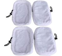 Malayas Steam Mop Pads For Morphy Richards 9 in 1, 2 in 1, 70495 720020 Cleaner Main Floor Cleaning Cloths (White)