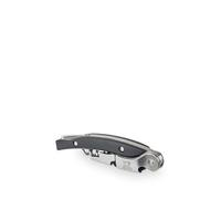 PEUGEOT Tire-bouchon sommelier Malbec – Double cran d'appui inox, poignée ABS, noir mat, 13 cm