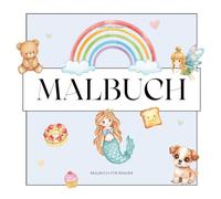 Malbuch für Kinder ab 4-10 Jahren - 36 lustige & vielseitige Ausmalbilder | Tiere & coole Trend-Motive | Kreatives Ausmalbuch für Mädchen & Jungen