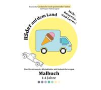 Malbuch über Landfahrzeuge: Für Kinder von 1-4 Jahren: Erkunde die Welt der Autos und Maschinen - Male, Benenne und Lerne!
