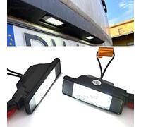 Malcayang 2 Pièces Blanc Led Plaque D'Immatriculation LumièRe ArrièRe Plaque D'Immatriculation Lampe Feu ArrièRe Remplacement Pour Benz Sprinter 906 2006-2016 Pour Viano W639 Vito W639 2003-2015
