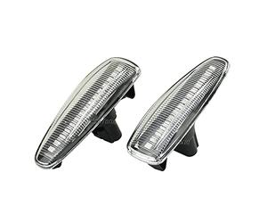 Malcayang Feux Latéraux Indicateur Dynamiques Clignotant compatible avec Mit-subishi Lancer Evolution X Evo X Outlander Sport RVR ASX Mirage