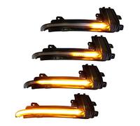 Malcayang Une paire Indicateur de Miroir Sequentiel Dynamiques LED Clignotant Pour Audi A3 8P A4 A5 B8.5 Q3 A6 C6 S5 RS3 RS4 RS5 (2010-2016) Noir