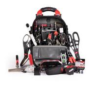 Malco HVACPRO3 Ultimate HVAC Pro Kit - Service d'installation et de fabrication de 32 pièces avec sac à dos VETO® TECH PAC | TurboShear®, TurboCrimper®, coupe-trous HC1 et gamme complète d'outils