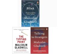 Malcolm Gladwell Ensemble de collection de 3 livres (Blink, The Tipping Point, Talking to Strangers)