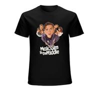 Malcolm in The Middle Essential Unisex T-Shirt Top Black Mens Tee S