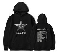 Malcolm Todd Merch The Wholesome Star Tour Sweat à capuche à manches longues unisexe pour fan, Noir , XL