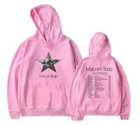 Malcolm Todd Merch The Wholesome Star Tour Sweat à capuche à manches longues unisexe pour fan, rose, XS