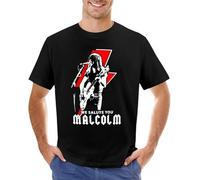 Malcolm Young T-Shirt Cute Clothes Black t Shirt Korean Fashion Fan t-Shirts Heavy Weight t Shirts for Men