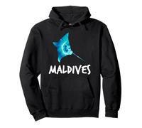 Maldives Manta Ray Design Plongée sous-Marine Maldives Diver Sweat à Capuche