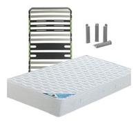 MALDIVES - Pack Matelas + AltoZone 90x190 + Pieds -
