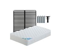 MALDIVES - Pack Matelas + Titanium 22 160x200cm + Pieds -