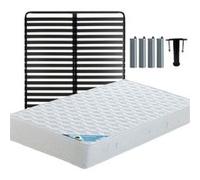 Ensemble matelas et sommier Altobuy MALDIVES - Pack Matelas + Titanium 22 160x200cm + Pieds -