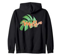 Maldives Palmiers Plage Île Vacances Souvenir Sweat à Capuche
