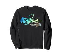 Maldives Requin-Baleine Plongée Vacances Souvenir Sweatshirt