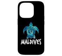 Maldives Turtle Design, plongée sous-Marine maldivienne Coque pour iPhone 14 Pro