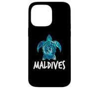 Maldives Turtle Design, plongée sous-Marine maldivienne Coque pour iPhone 14 Pro Max
