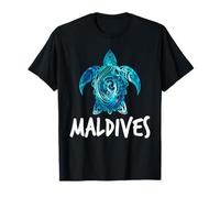Maldives Turtle Design, plongée sous-Marine maldivienne T-Shirt