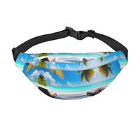 Maldives Vacances Grand sac banane tendance pour voyage, décontracté, convient pour le sport, la course à pied, le cyclisme, les voyages, la pêche