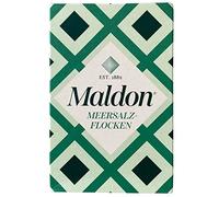 Maldon Lot de 2 flacons de sel marin 250 g (500 g) - Sel marin de qualité supérieure