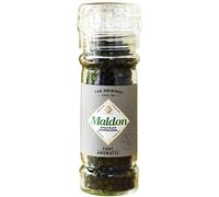 Maldon Moulin à poivre noir entier rechargeable 6x50g