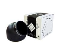 Maldon Sel - Cochon de sel en céramique | Fabriqué en céramique de qualité avec un design classique | Complément parfait pour la cuisine ou la salle à manger | Noir