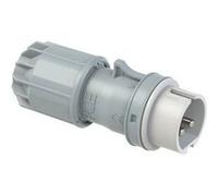 PCE Prise mâle CEE Twist 082-12v 16 A 2 pôles 42 V blanc/gris 1 pc