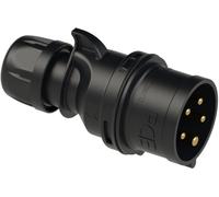 Mâle CEE 16 A 5 pôles PCE venttechnik 015-6x 400 V noir 1 pc(s)