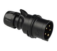 Mâle CEE 16 A 5 pôles PCE venttechnik 015-6x 400 V noir 1 pc(s)