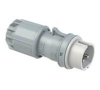 Mâle CEE 32 A 2 pôles PCE Twist 092-12v 42 V blanc, gris G