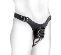 Strict - Ceinture de chasteté pour homme avec plug anal (noir)