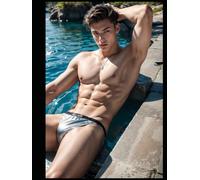 Male Eye Candy - 100 Amazing Photos of Handsome Men - A Collection of AI Portraits (Volume #1): Unveiling the Art of Male Beauty: A Stunning Collection of Modern, Stylish Men