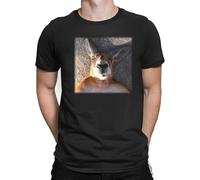 Male Kangaroo Sleeping Fashion t-Shirt Funny Manches Courtes(XX-Large)