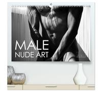 Male Nude Art (High Quality Premium Wall Calendar 2027 DIN A2 landscape),CALVENDO 12 Month Wall Calendar: Stylish men - Nude art in an aesthetic abstraction of lines and bodies