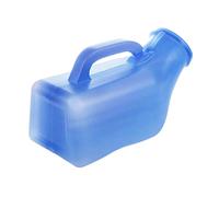 Male Portable Urinal Pee Bottles Home Urinal Potty Thick Firm Urine Bottle with Lid for Men 1L