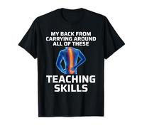 Male Teacher Skills, Teaching, Mens T-Shirt