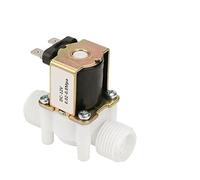 Male Thread Solenoid Valve - AC 220V / DC 12V 24V Water Control Valve - Normally Closed or Open - 1/2" & 3/4" Options(0.5 Inch 24V-NORMALLY CLOSED)