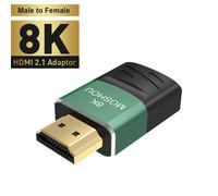 Male to Female adaptateur de câble HDMI 2.1 mâle à femelle 8K, convertisseur pour HDTV, PS4, PS5, ordinateur portable 4K, prolongateur HDMI femelle à femelle ""Nipseyteko