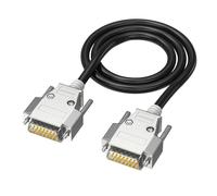 (male to male, 20m) 150cm-30m DB15 15Pin Data Cable Extender Wire Line with Gold Plated Connectors for Industrial Control Instrument Meter Multicolor