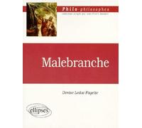 Malebranche - Denise Leduc-Fayette - Ellipses - Livre