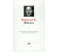 Malebranche : Oeuvres, tome 2