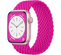 Maledan Tressé Bracelets Compatible avec Apple Watch Bracelet 45mm 42mm 44mm 49mm pour Femme Homme, Bracelet élastique réglable de Sport pour iWatch SE Series 9 8 7 6 5 4 3 2 Ultra, Lumiere stellaire
