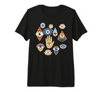 Malédiction du Mauvais œil Protection Main de Fatima T-Shirt Haut de Gamme