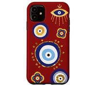 Malédiction Protection All Seeing Evil Eye Téléphone Rouge Coque pour iPhone 11