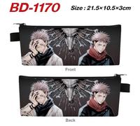 Malédiction Retour À La Bataille Périphérique Couleur Pu Sac À Crayons Étudiant Dessin Animé Anime Porte-Stylo Étui À Crayons Papeterie Boîte Portefeuille Petit Étui À Crayons Bd-Jj8323